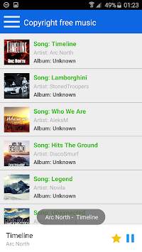 Copyright free music screenshot 2