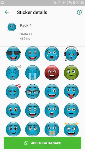New Emoji Stickers - WAStickerApps screenshot 3