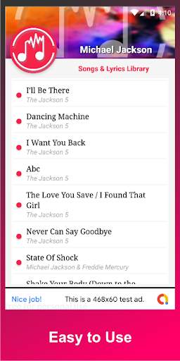 Michael Jackson Top Songs screenshot 2