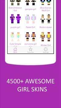 3D Girl Skins for Minecraft PE screenshot 2