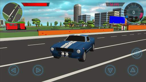 Traffic Race: Open world. Fury rally, Car stunts! screenshot 1