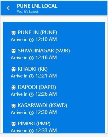 PUNE LONWALA LOCAL - 2018 screenshot 3