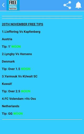 Football Predictions: Free Daily Betting Suretips. screenshot 3