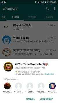 Whatsapp group Joining screenshot 5
