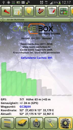 Cachebox - mit Geocaching API screenshot 1