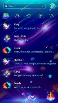 (FREE) GO SMS FANTASY COLOR THEME screenshot 2
