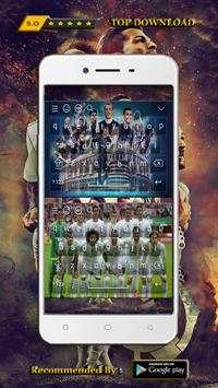New Keyboard For Real el Madrid  Football 2019 1 تصوير الشاشة