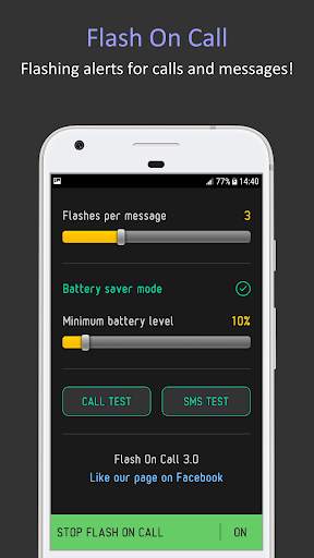 Flash On Call 2019 Flashing Al screenshot 2