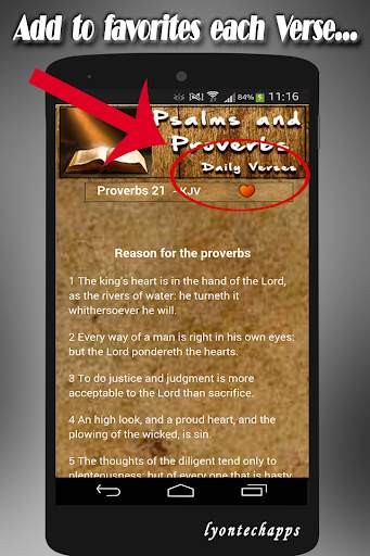 🙏 Psalms and Proverbs Daily Verses with Faith 🙏 screenshot 8