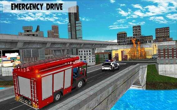 911 Police Car Simulator 3D : Emergency Games screenshot 4