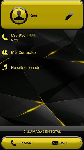 THEME FUTURA YELLOW EXDIALER screenshot 4