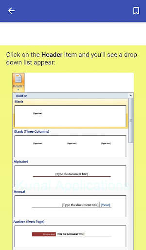 For Word Tutorial | Word Tutorial screenshot 6