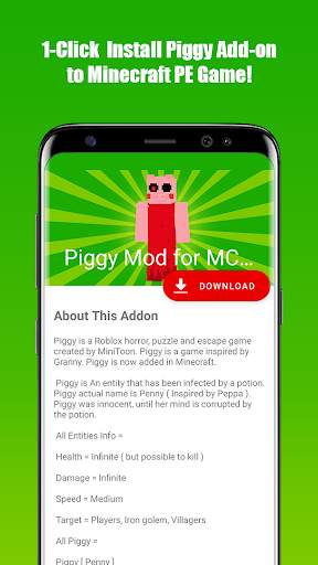 Piggy Mod for MCPE screenshot 1