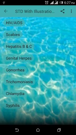 Sexually transmitted diseases screenshot 1