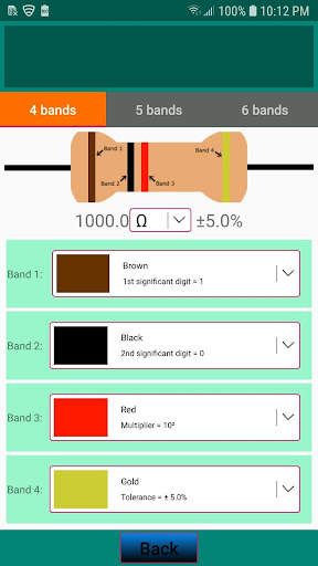 SMD Resistor Code screenshot 2