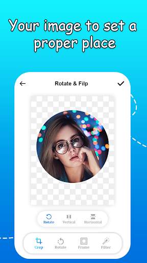 Profile Picture Border frame Creator: Lens screenshot 2