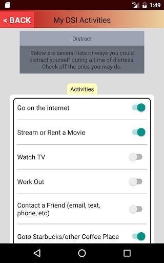 DBT Distress Tolerance Tools screenshot 13