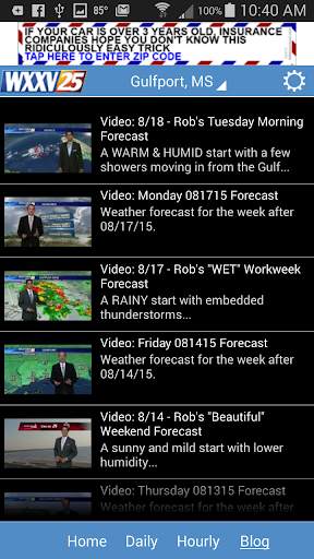 WXXV News 25 Weather screenshot 4