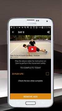30 Day Push Up Challenge screenshot 5