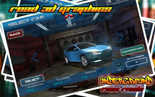 Underground Race Rivals screenshot 1