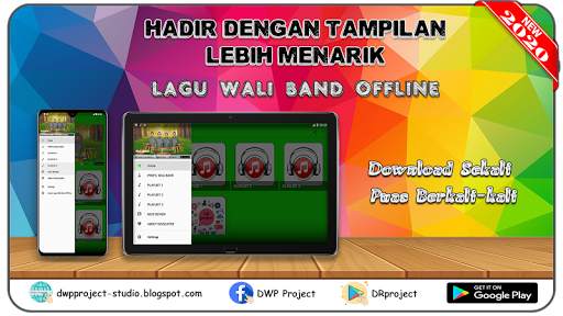 Lagu Wali Band Offline - NEW 2020 1 تصوير الشاشة