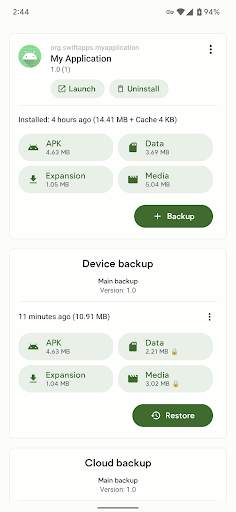 Swift Backup screenshot 3