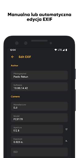 Graphie - edytor EXIF screenshot 3