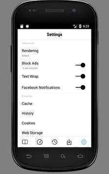 Roket Browser Android screenshot 3