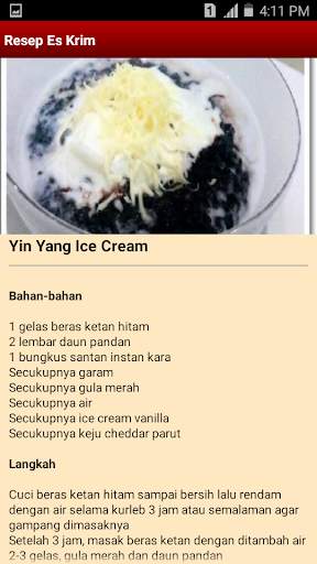 Resep Es Krim screenshot 7