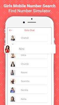 Girls Mobile Number Search Find Number Simulator screenshot 5