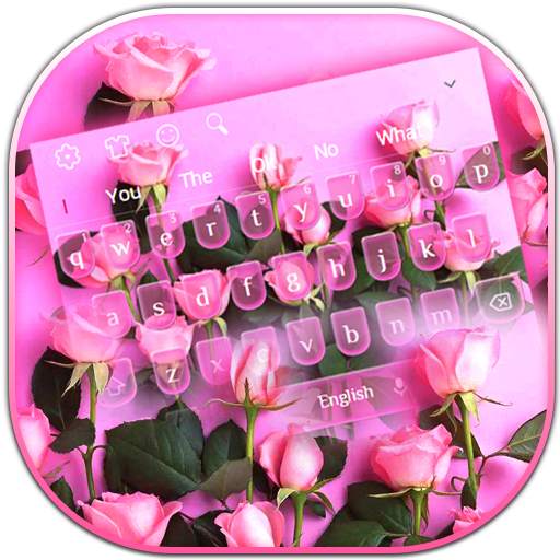 Pink Rose Keyboard 10001003