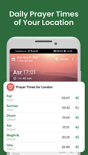 Muslim: Prayer Times, Qibla screenshot 1
