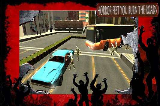 Road Bus Zombie Samsh 3D screenshot 1