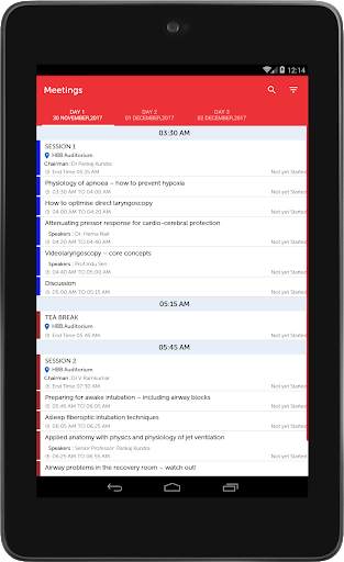 TMC DAC 2017 conference app screenshot 6