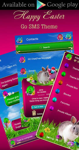 Happy Easter Go Launcher Theme screenshot 6