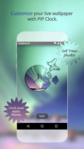 PIP Clock Live wallpaper screenshot 3