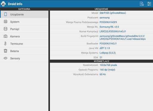 Droid Hardware Info screenshot 9