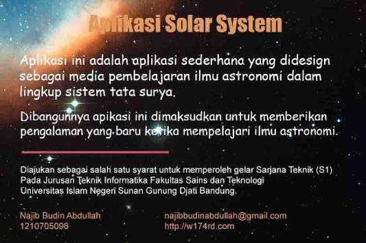 Solar System CV screenshot 4