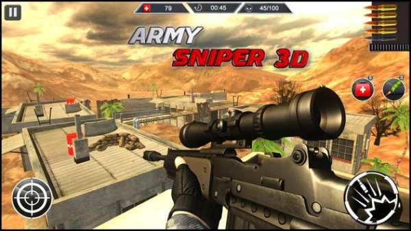 tentara sniper 3d gurun shot screenshot 1