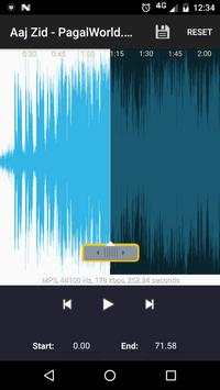 Mp3 Song cutter joiner mixer merger screenshot 2