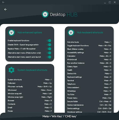 Desktop Hub for Samsung DeX screenshot 1