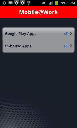 Vodafone Mobile@Work screenshot 2