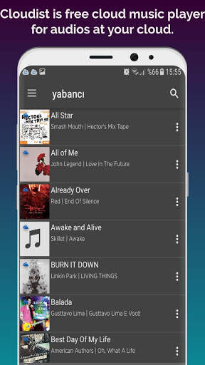 Cloudist - Free Cloud Music Player screenshot 1