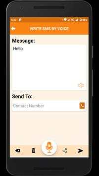 Write SMS by Voice screenshot 3