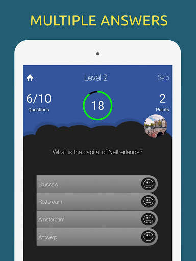 World Capitals Quiz Game: Test Your Knowledge screenshot 4