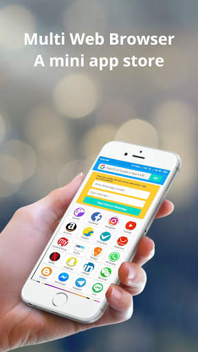 Multi Web Browser - All In One App screenshot 1
