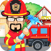 Pretend Play Fire Station Game : Town Firefighter icon