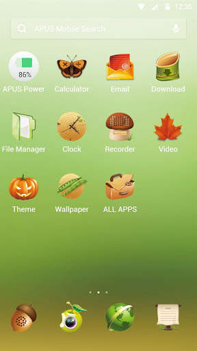 Jungle-APUS Launcher theme 2 تصوير الشاشة