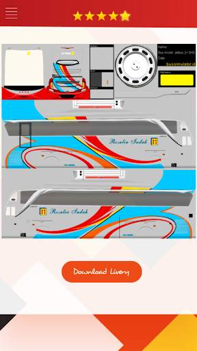 Livery Bussid Jetbus 3 SHD Update screenshot 4