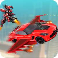 Flying Power Car vs Robot ranger Transform game 21